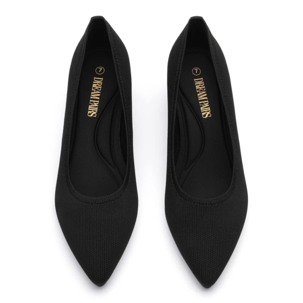 Shein DREAM PAIRS Women's Chunky Low Block Heels Closed Toe Work Pumps US 8